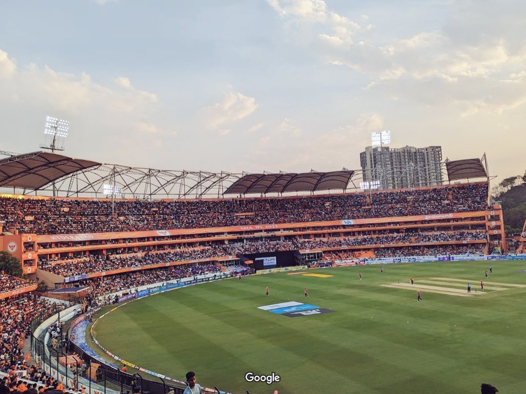 srinuaee039's tweet image. #Cricket #RGIS 🏏

BCCI plans to take up the much needed renovation of Uppal Stadium at a cost of ₹117 Cr alongside 4 other stadiums ahead of the ICC Men&apos;s World Cup scheduled to be held in India later this year.

Finally some good news for cricket fans in the city! 🙌