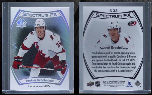 BackyardRink13's tweet photo. We completed the #UpperDeck #SPAuthentic #Spectrum #Bounty!!!!!
On top of the Gold /50 set #1-99, we also got the Caufield regular &amp; Gold and these 1/1's! https://t.co/S4d6puuFOA