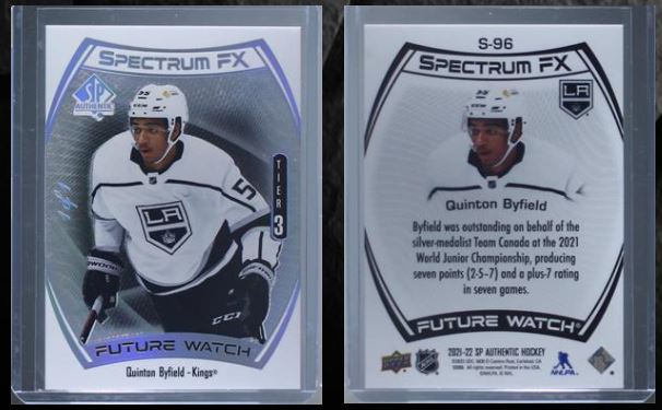 BackyardRink13's tweet photo. We completed the #UpperDeck #SPAuthentic #Spectrum #Bounty!!!!!
On top of the Gold /50 set #1-99, we also got the Caufield regular &amp; Gold and these 1/1's! https://t.co/S4d6puuFOA