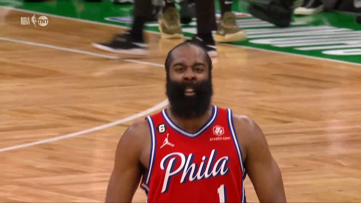 CBSSports's tweet photo. JAMES HARDEN WITH 8.4 LEFT 😤 https://t.co/zMez6bIBOW