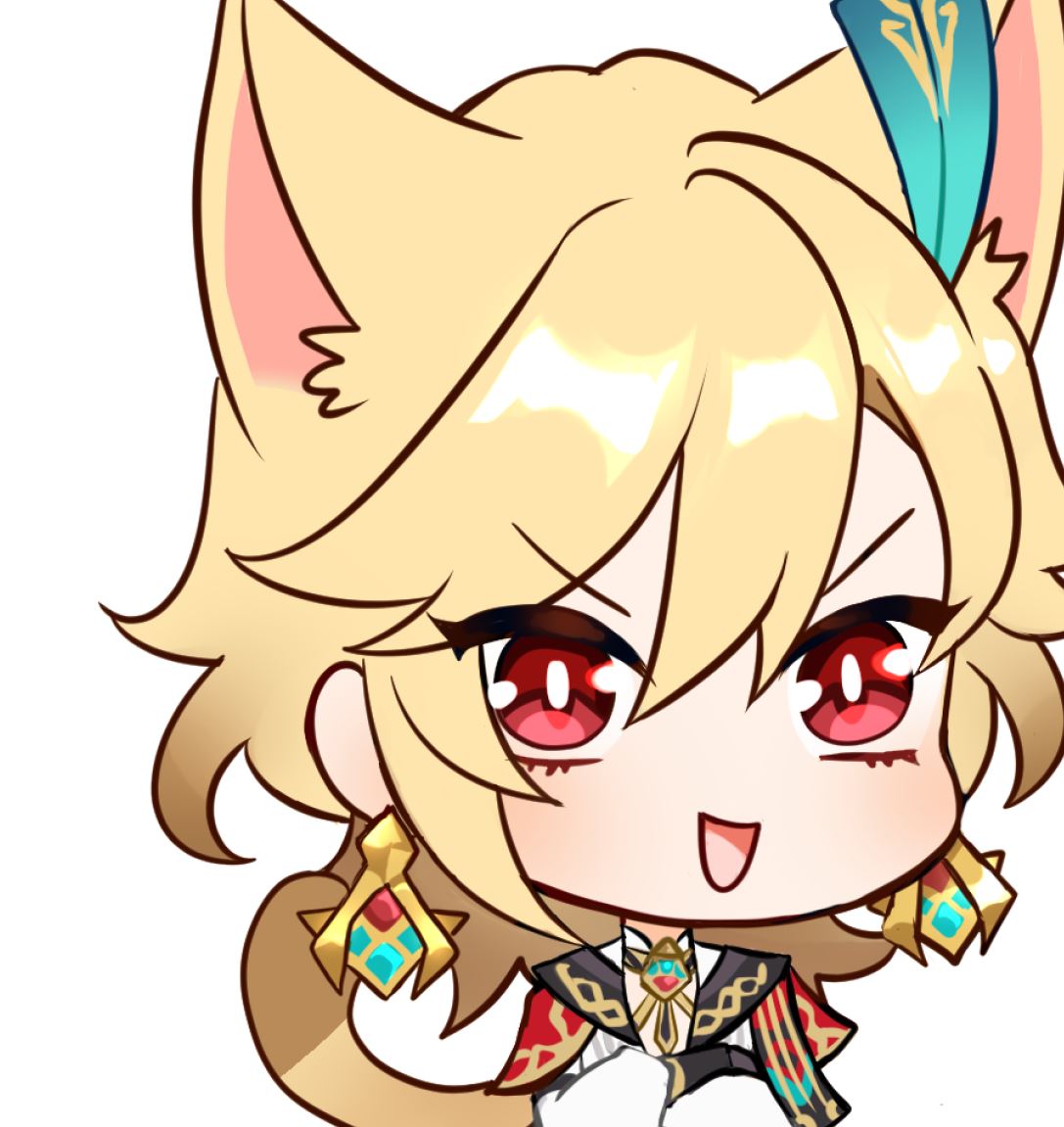 embermilkshake's tweet photo. Making some cute stickers/charms of Kaveh and Alhaitham! <33 #kavetham https://t.co/mWbI46W7BF