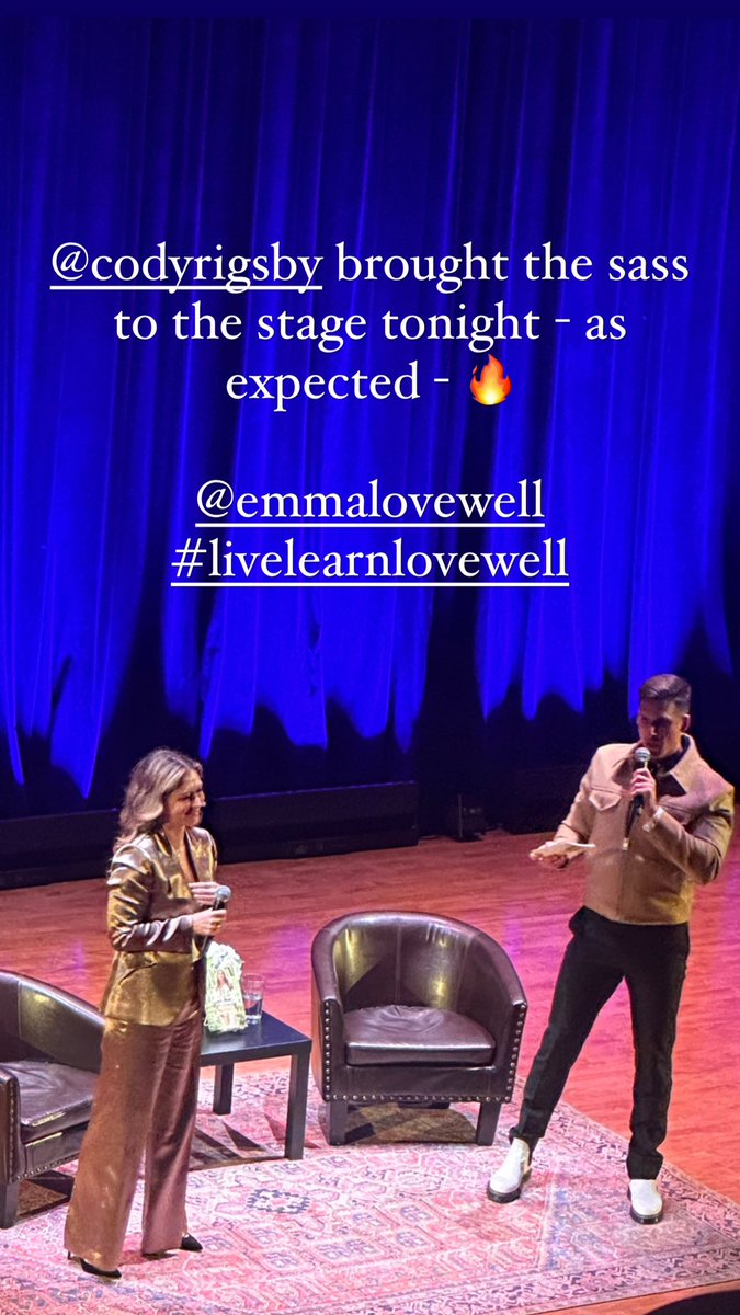 PamSahota's tweet photo. This was amazing - celebrating @emmalovewell and her new book #livelearnlovewell 🔥🔥/ with a side of @CodyRigsby 🙌 https://t.co/TnsKyLDNZP