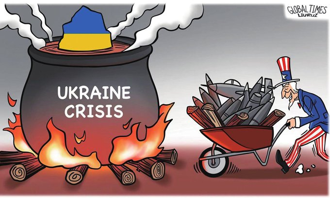 SoftWarNews's tweet photo. Narasi Barat "membantu Ukraina yang "demokratis" mempertahankan kedaulatannya". 

Ini adalah kasus klasik 🇺🇲 perang proksi melawan 🇷🇺 menggunakan 🇺🇦 sebagai medan perang dan 🇺🇦 hidup sebagai sarana untuk melemahkan atau menghancurkan 🇷🇺. https://t.co/nwFId3SxZO
