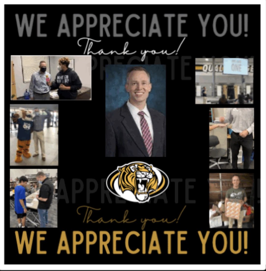 🖤💛 Mr. Tullos, THANK YOU for ALL that you do for our HMS staff, students, and community! #HamFam #HMSleadswiththeBEST #CFISDspirit #QualityTigers