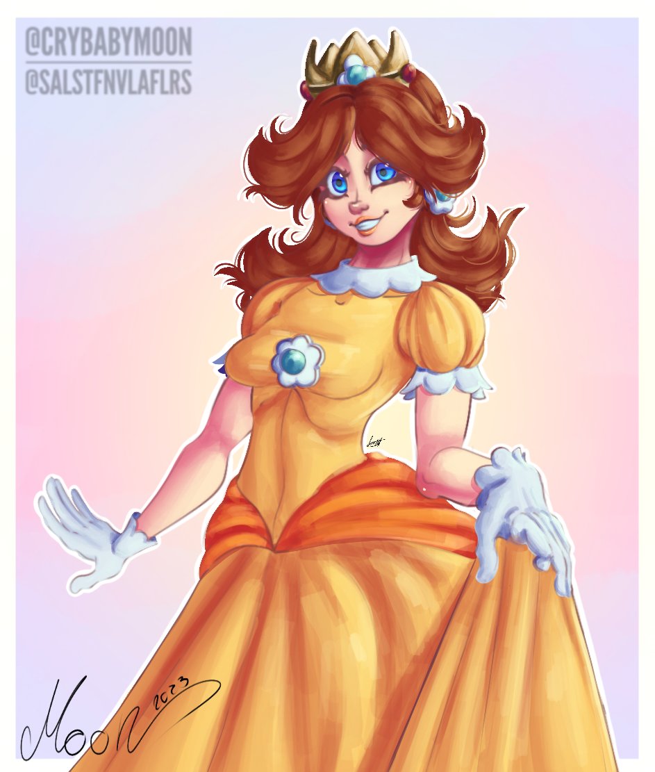 ✨️Princess Daisy!✨️

[#Mario #supermariobros #supermariobrosmovie #peach #bowser #peaches #mariopeach #fanart #peachfanart #daisy #princessdaisyfanart #princessdaisy #mariofanart #champiñon #Reinochampiñon #ilumination #myart #digitalart]