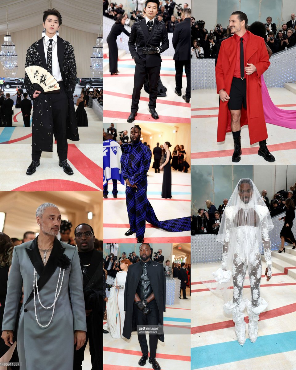 MrsBatboy's tweet photo. Loved seeing the men come out to play this year. Thank you!  #MetGala https://t.co/2qDYPi69eL