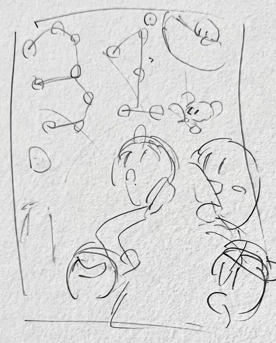 #このタグを見た人はラフ画とその完成絵を見せる これがこうなってこう