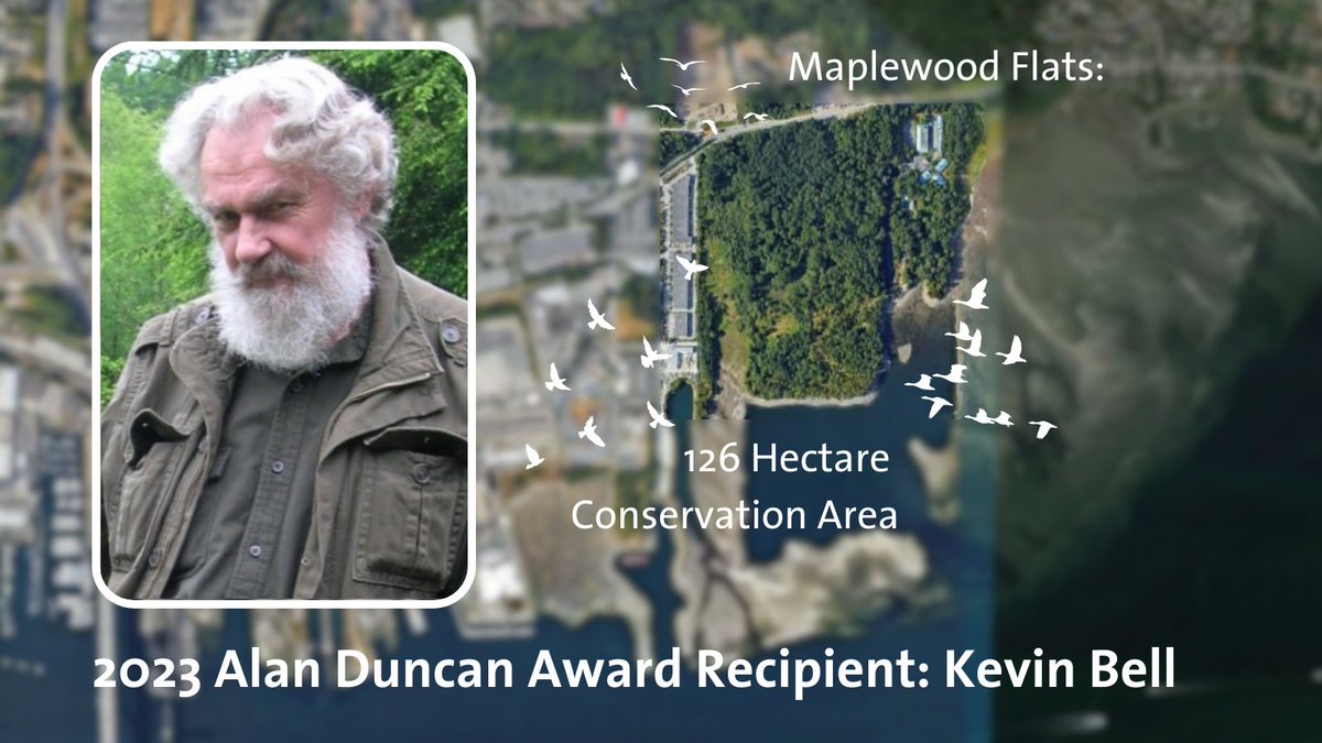 Join us in #congratulating this year's Alan Duncan Bird Conservation Award recipient, Kevin Bell for his lifetime dedication to #birdconservation . Read more about his work here:🔗 vancouverbirdcelebration.ca/this-years-ala…