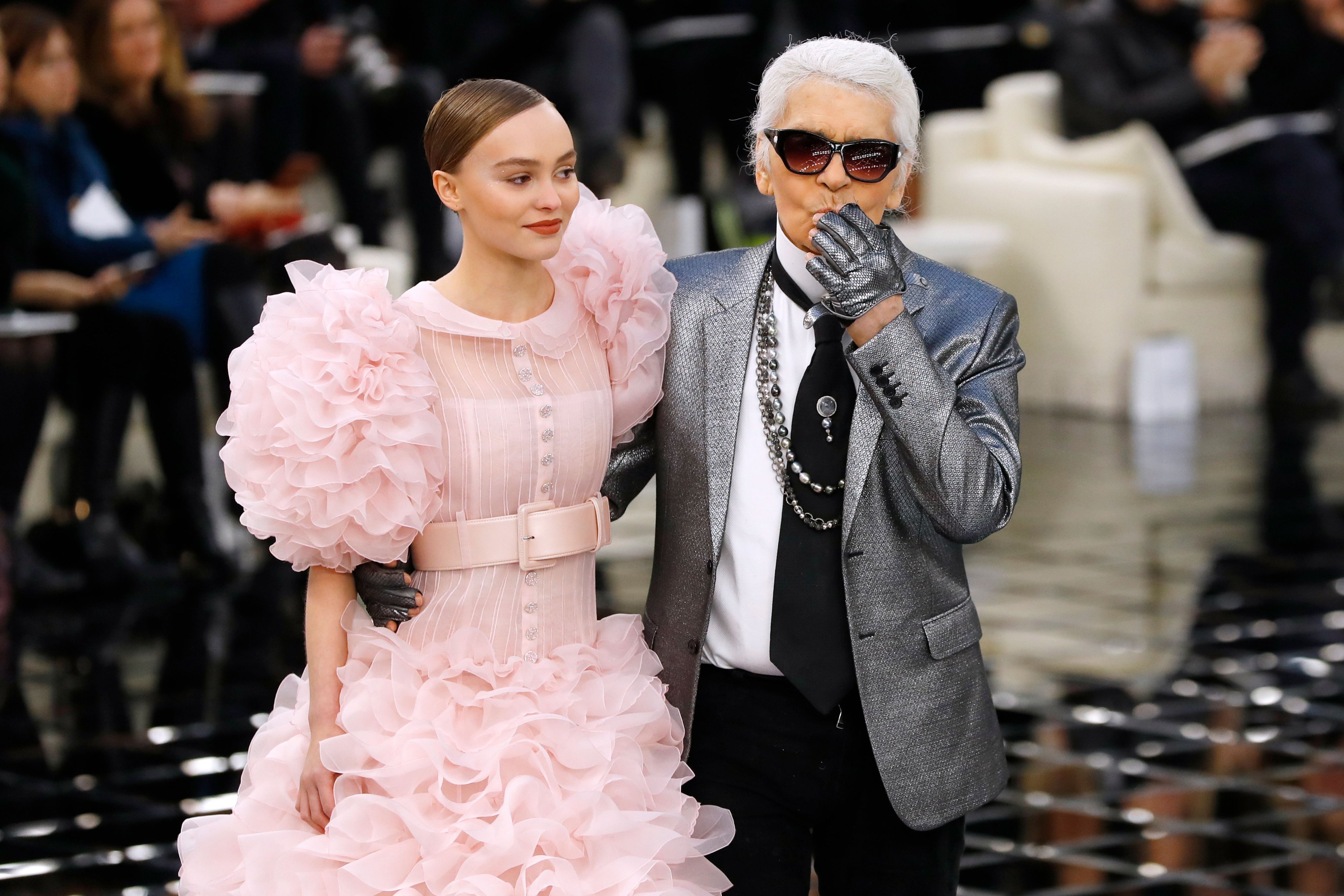Karl lagerfeld sale pink dress