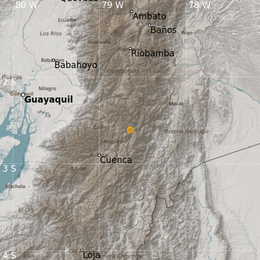 IGecuador's tweet photo. #SISMO ID:igepn2023infl Confirmado 2023-05-01 20:47:40 TL Magnitud: 3.6 Profundidad: 78 km, a 35.47 km de Paute, Azuay, Latitud: -2.59 Longitud:-78.53 Ecuador. Sintió este sismo? Repórtelo en https://t.co/Ju0pjVDL6T https://t.co/7fgaRTUpSf
