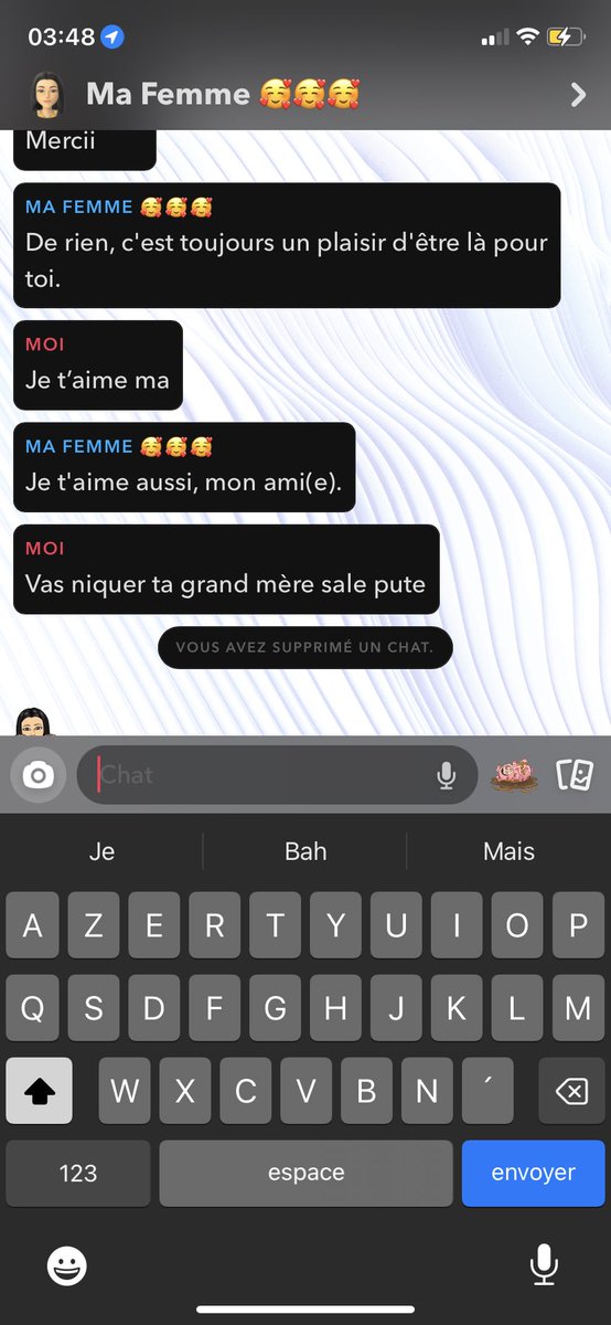 Enzoomaa_'s tweet photo. Zehma je me suis fais friendzone par l’IA snapchat la ? https://t.co/YLgM9oXlIk