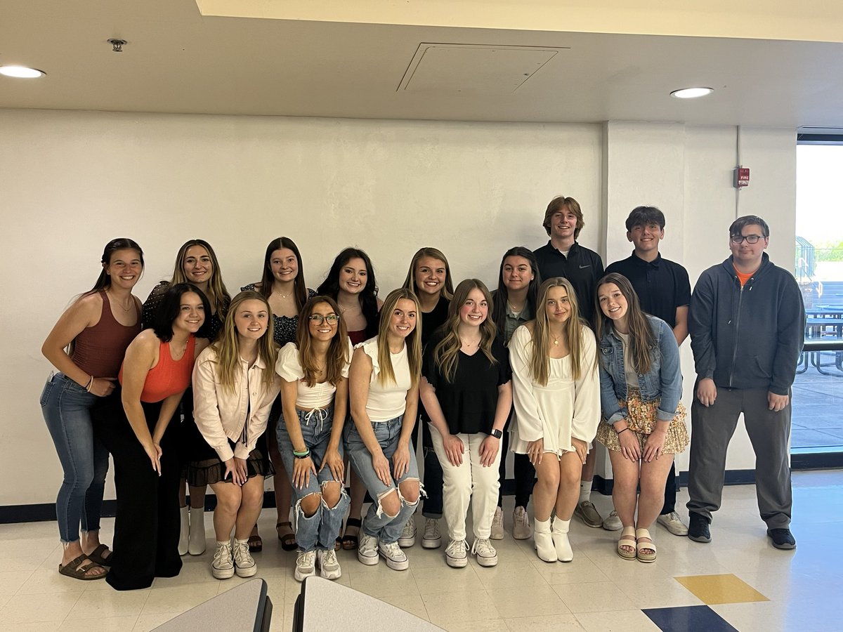 We celebrated the 2022-2023 DECA students tonight! So proud of all of you! 💙