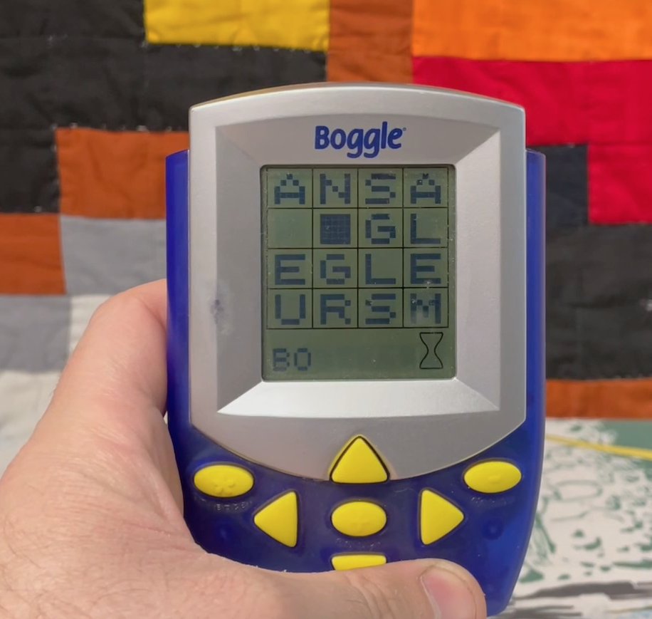 TsakuraWataame's tweet image. #Hasbro #Boggle 
Here is an easy to use game. Of course it&apos;s not an easy game to play, but a fun one to enjoy.