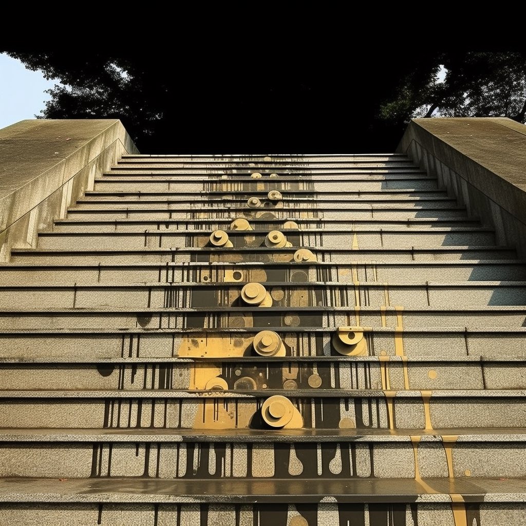 Meta_Architect's tweet image. Weekend experiment: blending architecture and abstract art with @midjourney

#architecture
#staircasedesign
#abstractarchitecture
#artanddesign
#weekendexperiment
#artmeetsarchitecture
#designinspiration
#artisticarchitecture
#creativeexperimentation