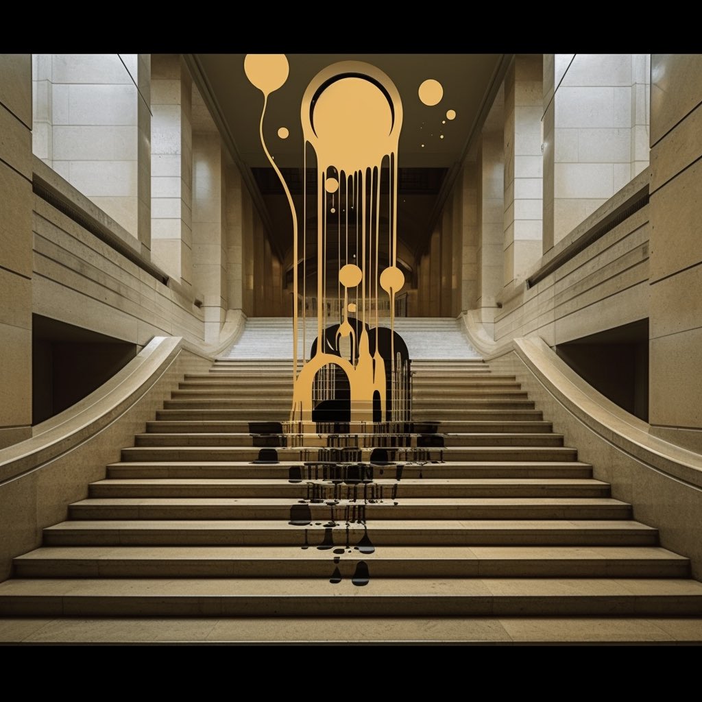 Meta_Architect's tweet image. Weekend experiment: blending architecture and abstract art with @midjourney

#architecture
#staircasedesign
#abstractarchitecture
#artanddesign
#weekendexperiment
#artmeetsarchitecture
#designinspiration
#artisticarchitecture
#creativeexperimentation