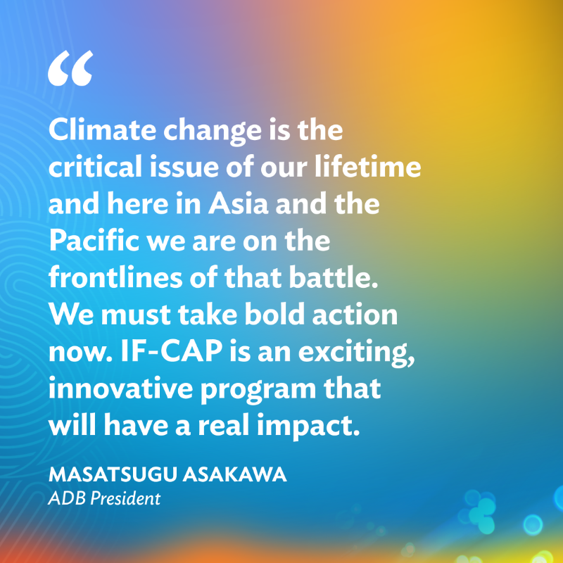 ADB_HQ's tweet photo. #ADBANNUALMEETING: ADB has announced a landmark program that — in its scale and scope – will transform climate finance and significantly ramp up support for the region in the battle against climate change. 

Read the announcement: https://t.co/fI5OSWyeYq