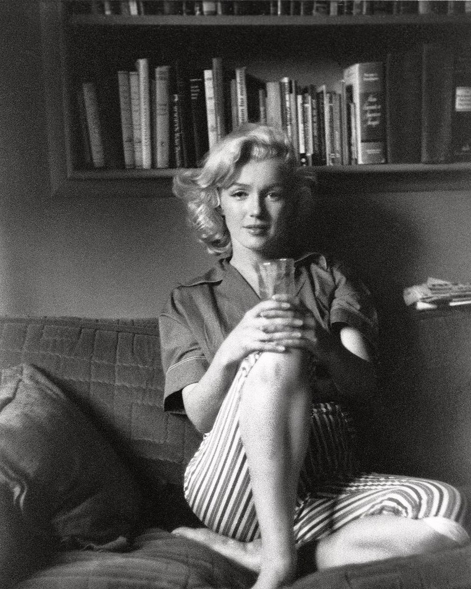 Marilyn Monroe photographed by Milton Greene in Los Angeles, October 1953.