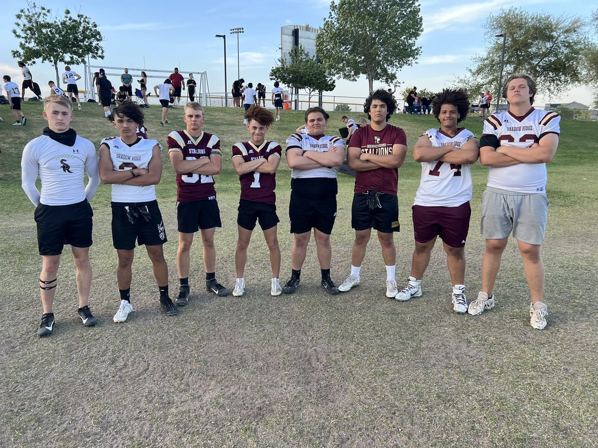 SRHSFootball1's tweet photo. Practice players of the day!  Keep working hard gentlemen!  #R.I.D.G.E 
@zackary_guy @MichaelC_07_12 @peteraguilarr @Lavell_thomas73 @Dylanesc13 https://t.co/GJR56savyU