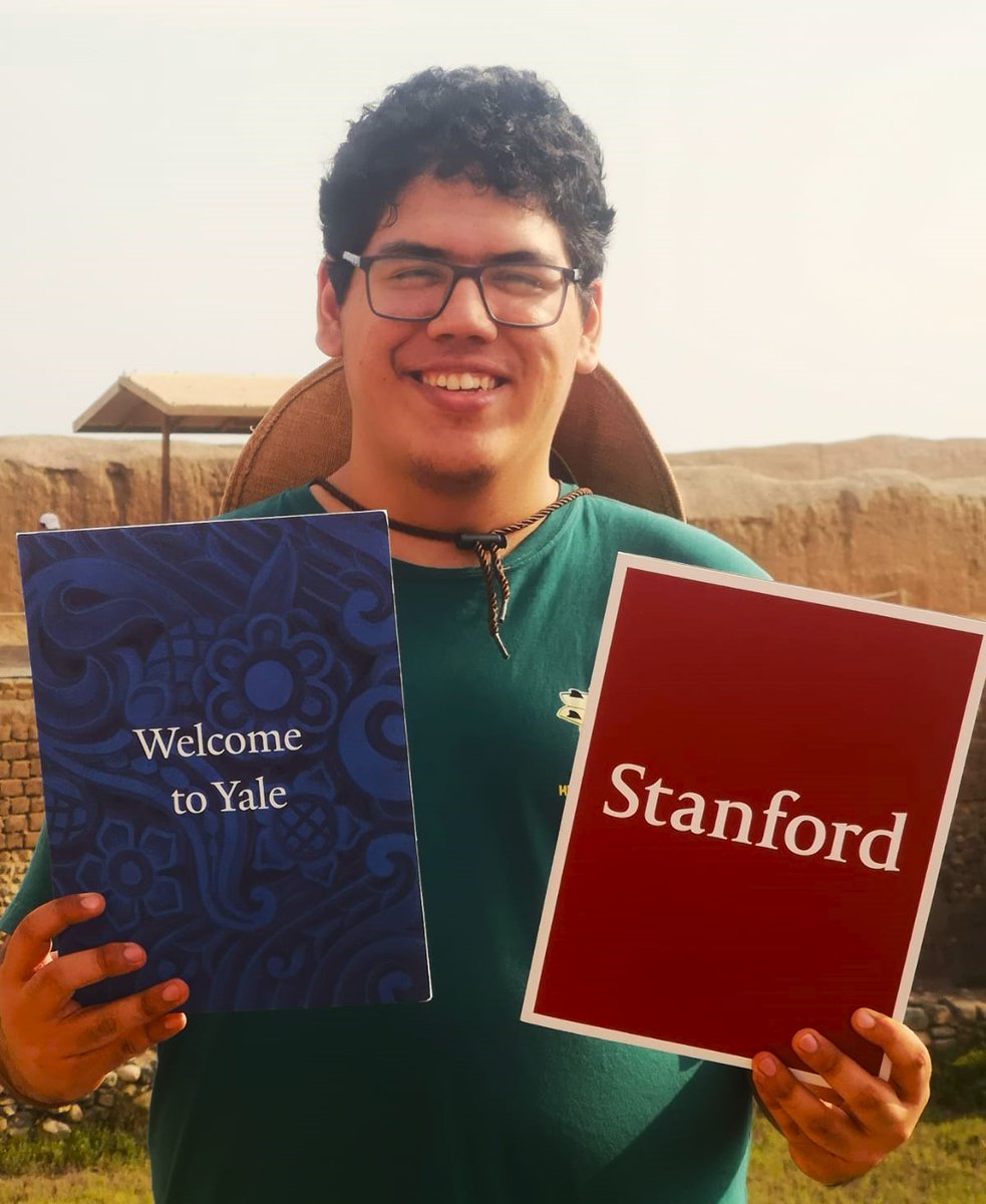 mathbecsan's tweet photo. Glad to finally reveal I received full rides @Yale/@Stanford to major in Symbolic Systems (Comput. Neurolinguistics).As a Quechua FGLI kid who grew up in rural Peru,I highly thank my mentors @ameriqo @bruna_paulsen @RogelioHdezL @sofia_espinoza for supporting me in this process🎉 https://t.co/fugxYNPLwX