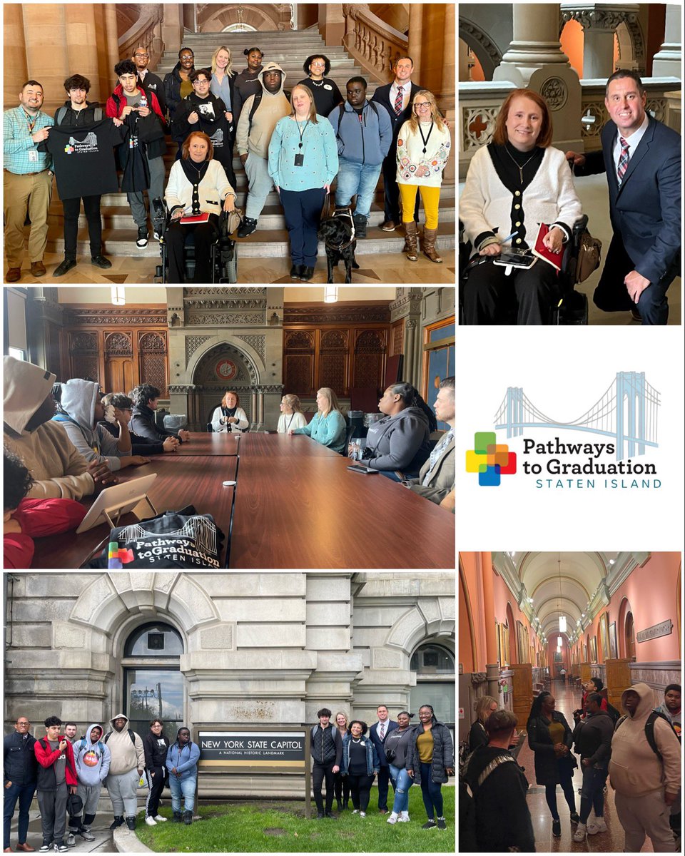 We would like to give Chief Disability Officer Kimberly Hill a “P2G-SI Shout-Out” for inviting our <a href="/P2G_SI/">Pathways to Graduation-SI</a> students to the State Capitol in Albany! It was such a great experience to learn more about how our state is working to provide further employment opportunities for SWDs.