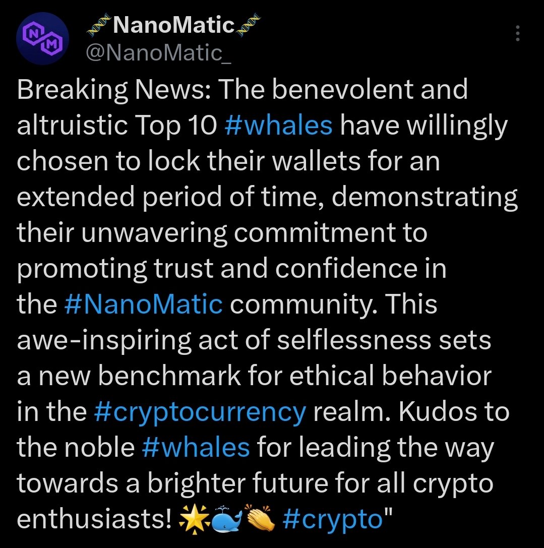 REAPER2021cary's tweet image. #NanoFomo #NanoMania #NanoNation #NanoMatic #TheTimeIsNow