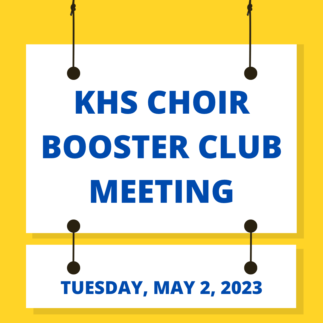 kellerhighchoir's tweet photo. Join us for our last #ChoirBoosterClubMeeting of the school year! We will meet at 6:30pm in the Choir Room.
Come learn about the Spring Show and how the year will wrap up. We will also be voting in the Officers for 2023-2024 and voting in our new by-laws.
Hope to see there! https://t.co/C1Fy4lrZBT