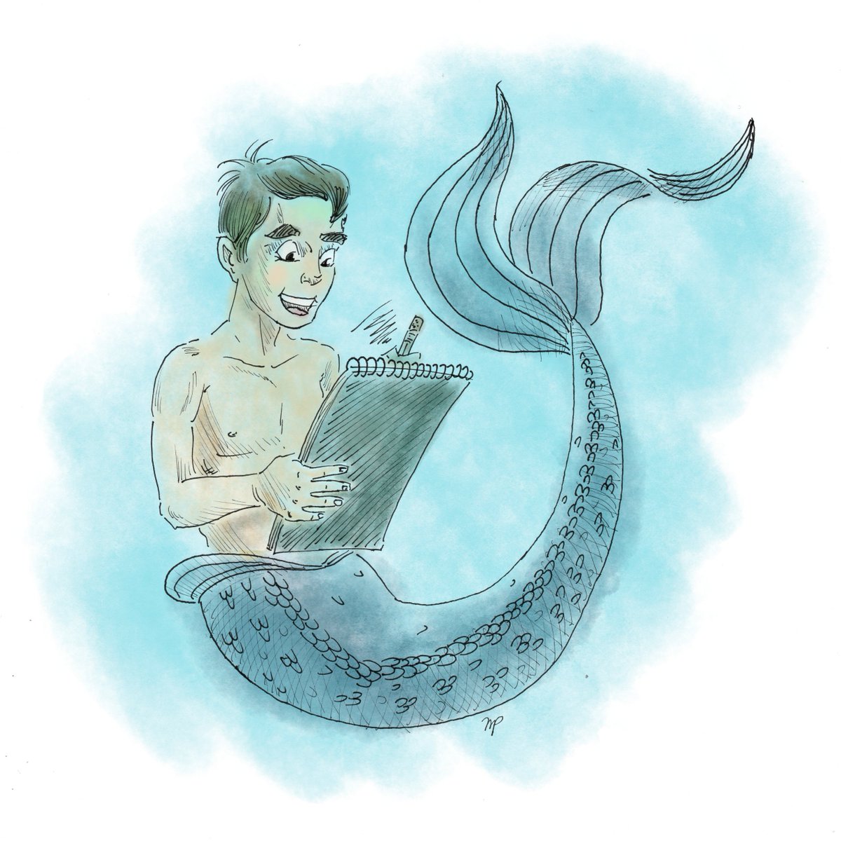 vanilla_michael's tweet photo. self portrait #mermay2023 https://t.co/BAIymYObXU