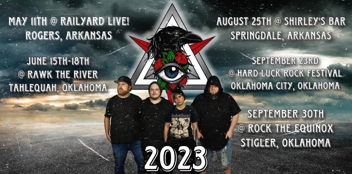 endfallofficial's tweet photo. Up coming shows! #arkansas #rogers #Springdale #Oklahoma #OKC #tahlequah https://t.co/q5GdZIHwSt