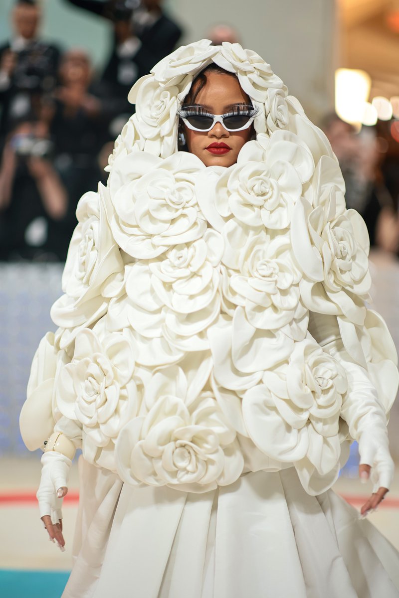 Variety's tweet photo. Rihanna at the #MetGala. https://t.co/m94XaFLf1c https://t.co/rooWsu2RNI