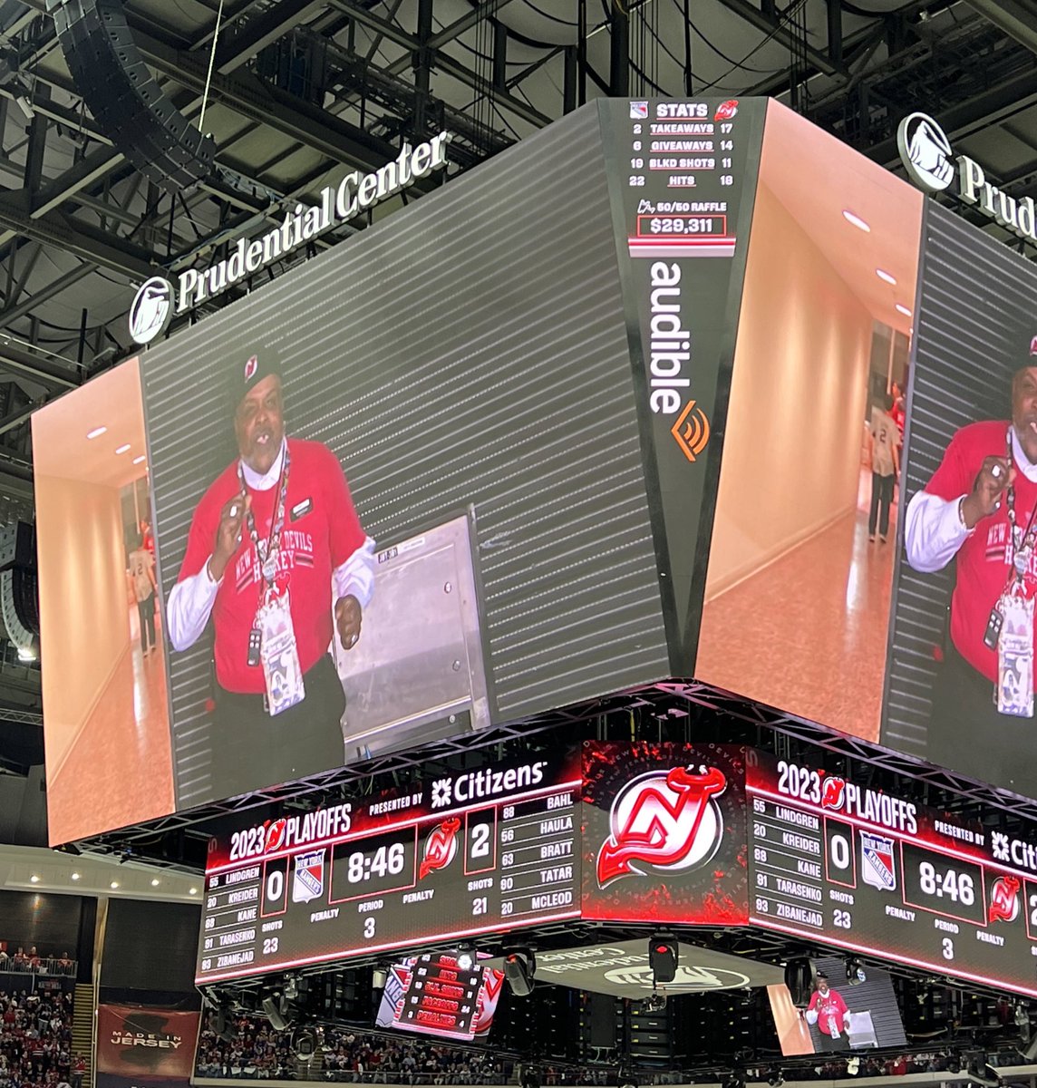 joealtenau's tweet photo. Earl would have loved tonight. ❤️ 
#NJDevils https://t.co/8g7PD8WW4N
