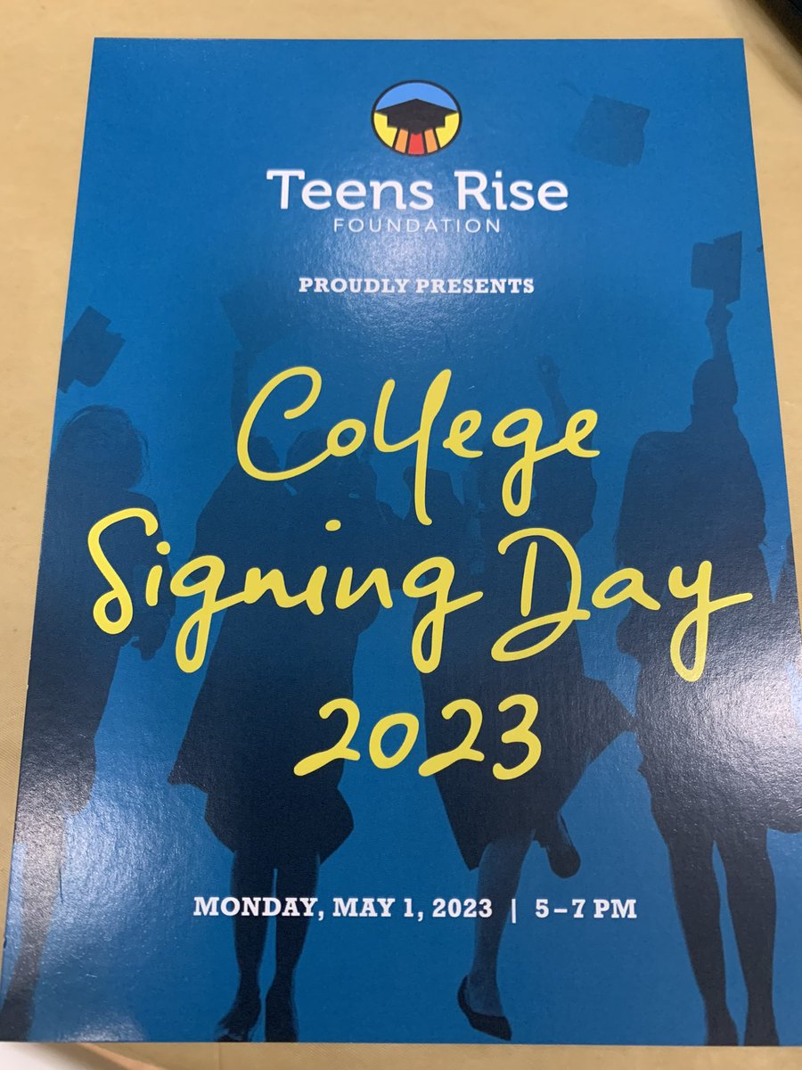 San Ysidro College Signing Day!! Such an amazing evening watching these wonderful students commit to continuing their education! #futureleaders #Classof2023 #Cougars
