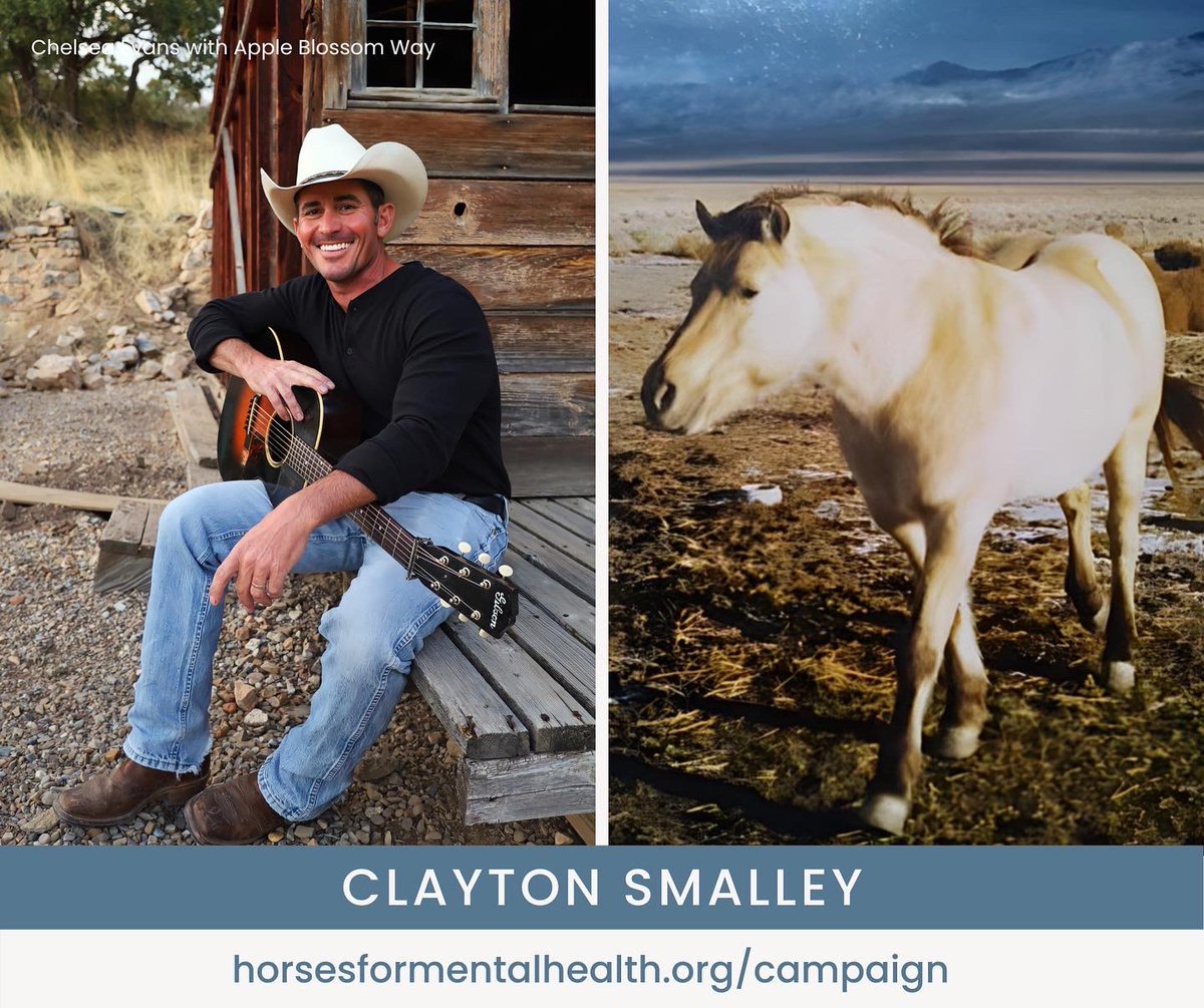 Honored to be part of the #SeenThroughHorses campaign by Horses For mental Health. Check out my story along with stories from <a href="/randytravis/">Randy Travis</a>, <a href="/tanyatucker/">Tanya Tucker</a> and other country artists, actors and athletes here> bit.ly/3NupcxX #MentalHealthAwarenessMonth