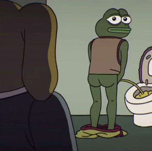 PeePeeToken's tweet photo. @im_pepe_ Sure but he knows that Pepe is supposed to be called $PEEPEE, read this

Pepe’s creator told The Daily Dot in April 2015 that the name Pepe (though pronounced differently) evokes pee-pee, in keeping with the literal bathroom humor the original character is known for. https://t.co/ZMJTVtrJpS