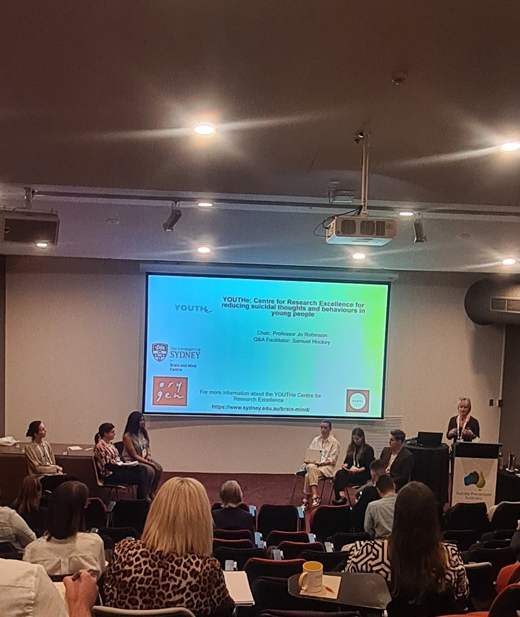 #NSPC23 starting now: @YOUTHe_au symposium on improving access to and quality of clinical care in #SuicidePrevention for #YoungPeople. Focus on big data, novel methods and lived experience.
