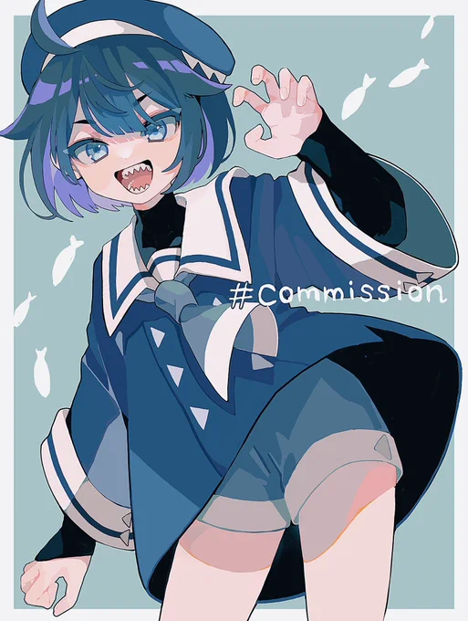 ショートパンツショタ描けて楽しかったです!ありがとうございました⋆͛( ) #れいりのノート #skeb #commission
