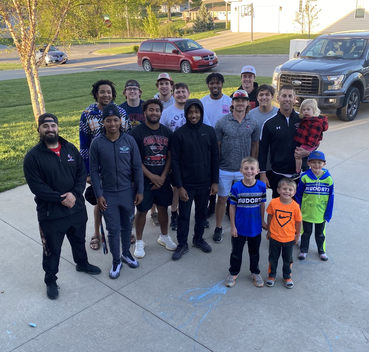 Raven Way Winners! Competed all semester as a group and received points based on Community-Faith-Scholarship. Thanks to Van Dyke’s here in Atchison for supplying KC Strips. The boys enjoyed them. #UnleashGreatness <a href="/RavenFootballBC/">Benedictine Football</a>