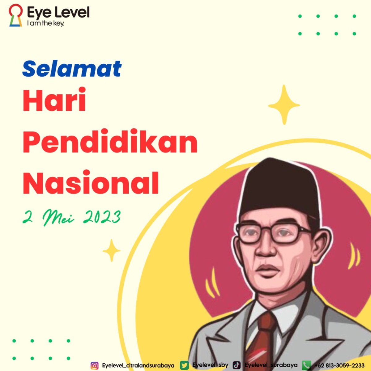 Eyelevel_sby's tweet image. Selamat Hari Pendidikan Nasional
.
.
.
📍 Ruko Puri Widya Kencana K6/No.2, Citraland Surabaya, Indonesia
☎️ +62 813-3059-2233

#eyelevel #eyelevelindonesia #eyelevelsurabaya #eyelevelcitraland #math #english #matematika #bahasainggris #calistung #lesmath #tempatlessurabaya