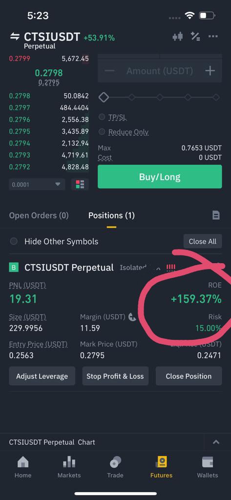 We have tested our algo with smaller amounts and as you can see in the screenshots. It has provided a positive indication for CTSIUSDT, as a result, we earned a profit of 150%. Time to take the next step and try it on larger amounts to start earning even more. #Ethereum $LARRY