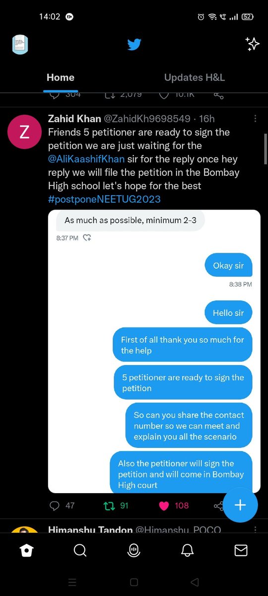 Mehkule_00's tweet photo. @ThePradeepRawat sir please help in filing a plea on hc for Neet UG Postponement. Please help us.
#NEETUG2023POSTPONE #postponeNEETUG2023 https://t.co/PdEYkIT7fG