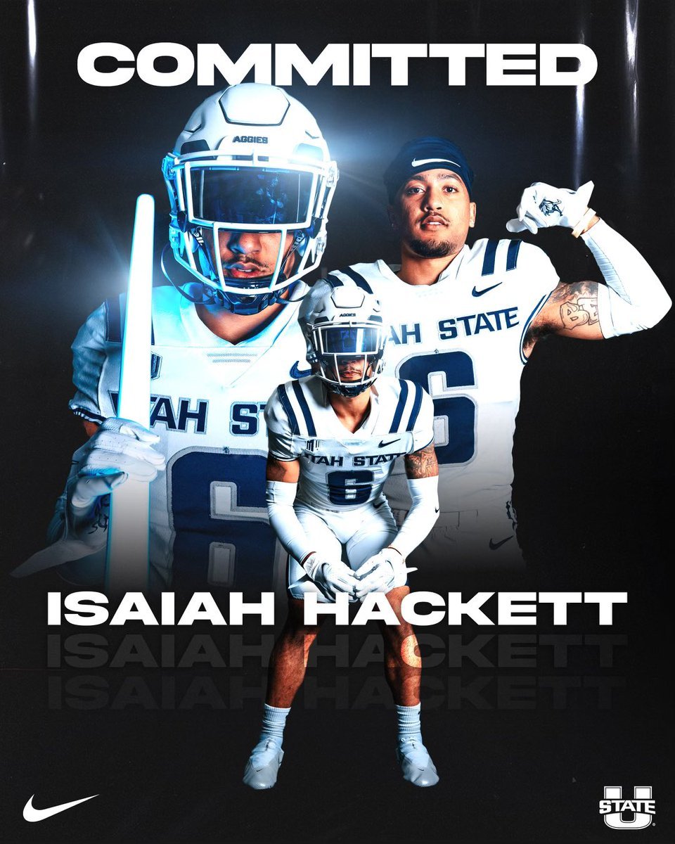 2023 (<a href="/DreamU_IndyFB/">Indy CC Football</a>) JUCO ATH <a href="/isaiah_hackett/">Zay Hackett</a> commits to Utah State <a href="/USUFootball/">USU Football</a>