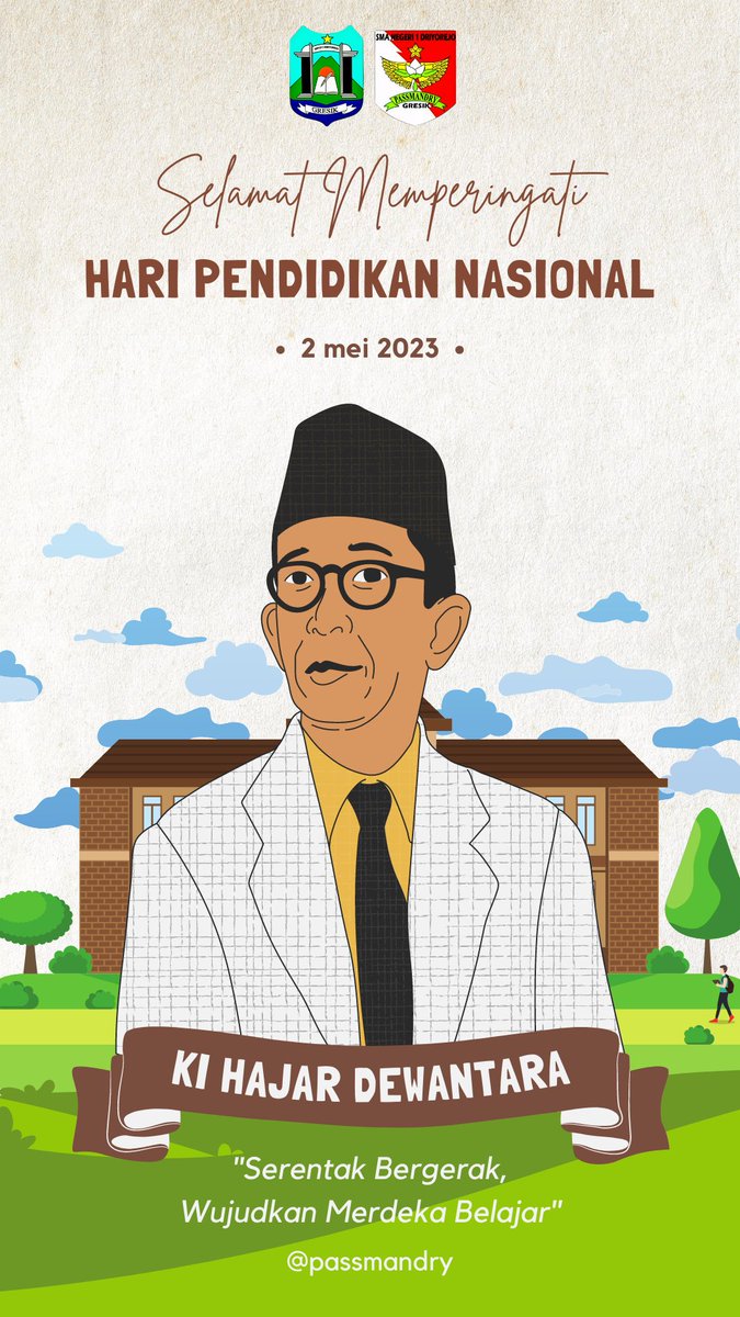passmandryku's tweet photo. Kemerdekaan belajar dalam menuntut ilmu merupakan dambaan bagi para insan pendidikan. Mari kita ciptakan sejarah yang gemilang dan terbantahkan oleh dunia, dengan mewujudkan merdeka belajar.

kami keluarga besar PASSMANDRY mengucapkan selamat hari pendidikan nasional 2 mei 2023. https://t.co/nNKM5eEVzC