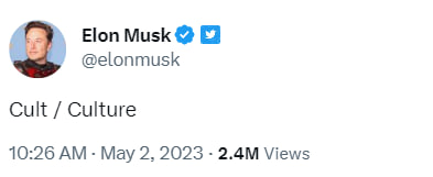 Culture_coins on Twitter: "📈CULT Coin rose 76% today following Elon