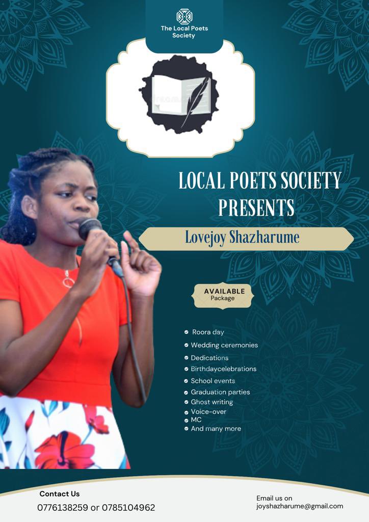 Today we celebrate an amazing Refined Hearts member, Gender activist poet- Lovejoy Shazharume, who was feautured on Zimbabwe Broadcasting Channel (ZBC) on the show ‘Young Gifted and Talented.’