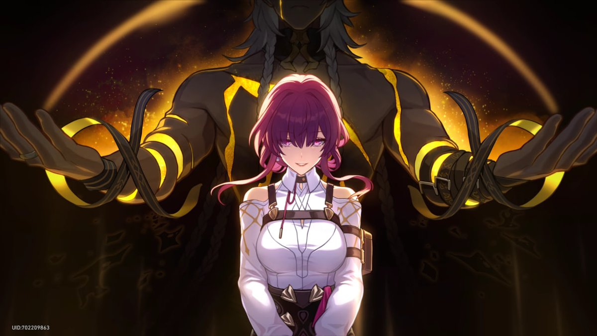 TUMS_Vlad's tweet photo. "In the best and the worst cases, you will eventually have to face Nanok the Destruction." - Kafka
#StarRail #StarRailAllAboard #StarRailCountDown #honkaistarrail #Kafka https://t.co/vlFHKtazFb