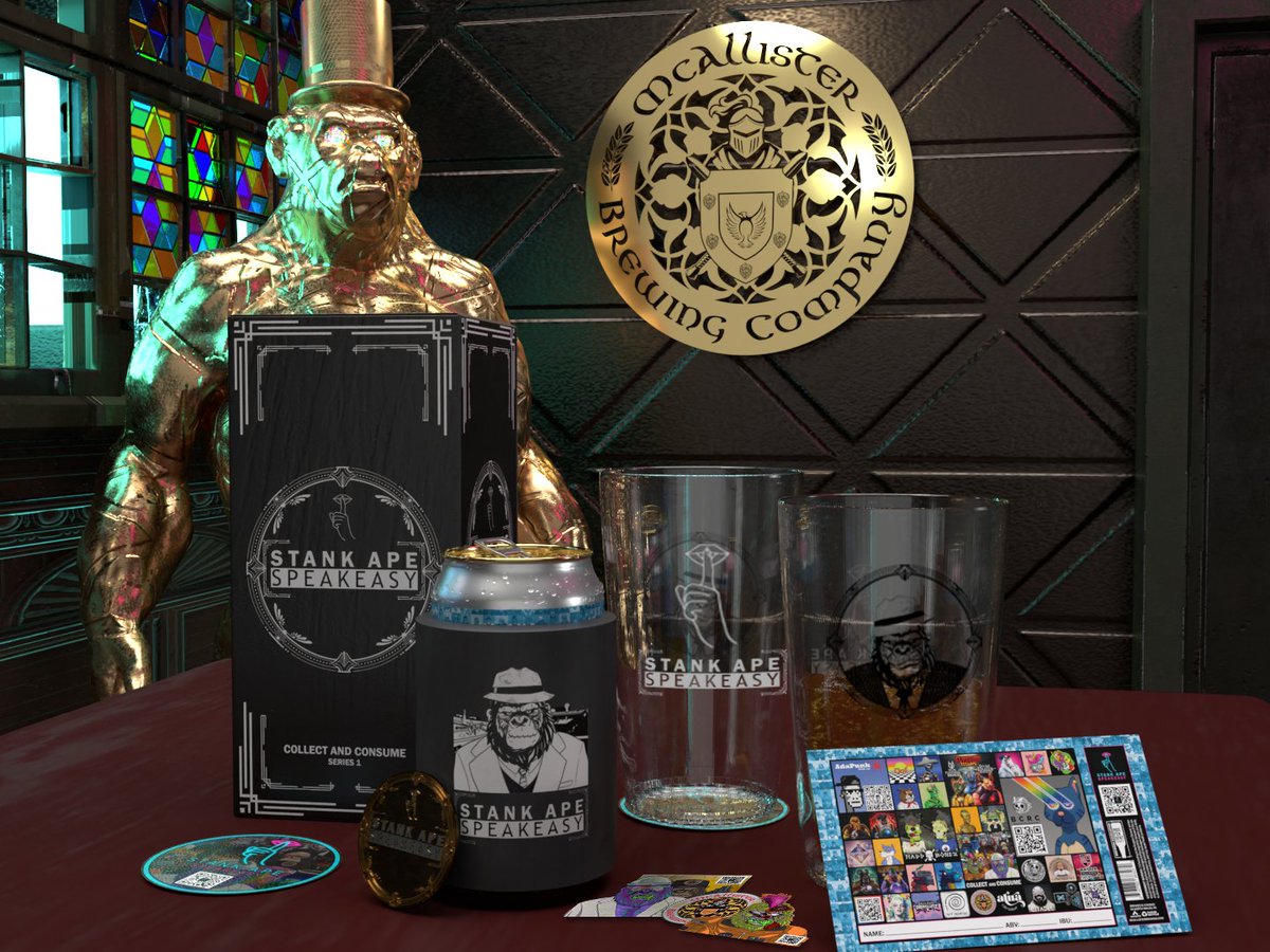 To celebrate the mint we are giving away 1x Bar token for the #CNFTCommunity 

1️⃣ Follow <a href="/StankApeSE/">Stank Ape Speak Easy</a> <a href="/NFTSeeker21/">NFTSeeker</a>
2️⃣ Like + RT

#CardanoCommunity #ADA #CNFT #CNFTGiveaway