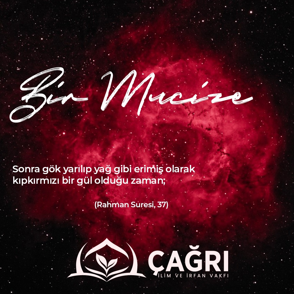 Sonra gök yarılıp yağ gibi erimiş olarak kıpkırmızı bir gül olduğu zaman;
(Rahman Suresi, 37)
--------------
İletişim için;
📞+90 850 888 2 571
🔗 cagrivakfi.org.tr
📍 Yeni Kent Mah Doğanaraslı Bulvarı No: 186/3 Esenyurt
--------------
#çağrıvakfı #çağrı #vakıf #ilimveirfan