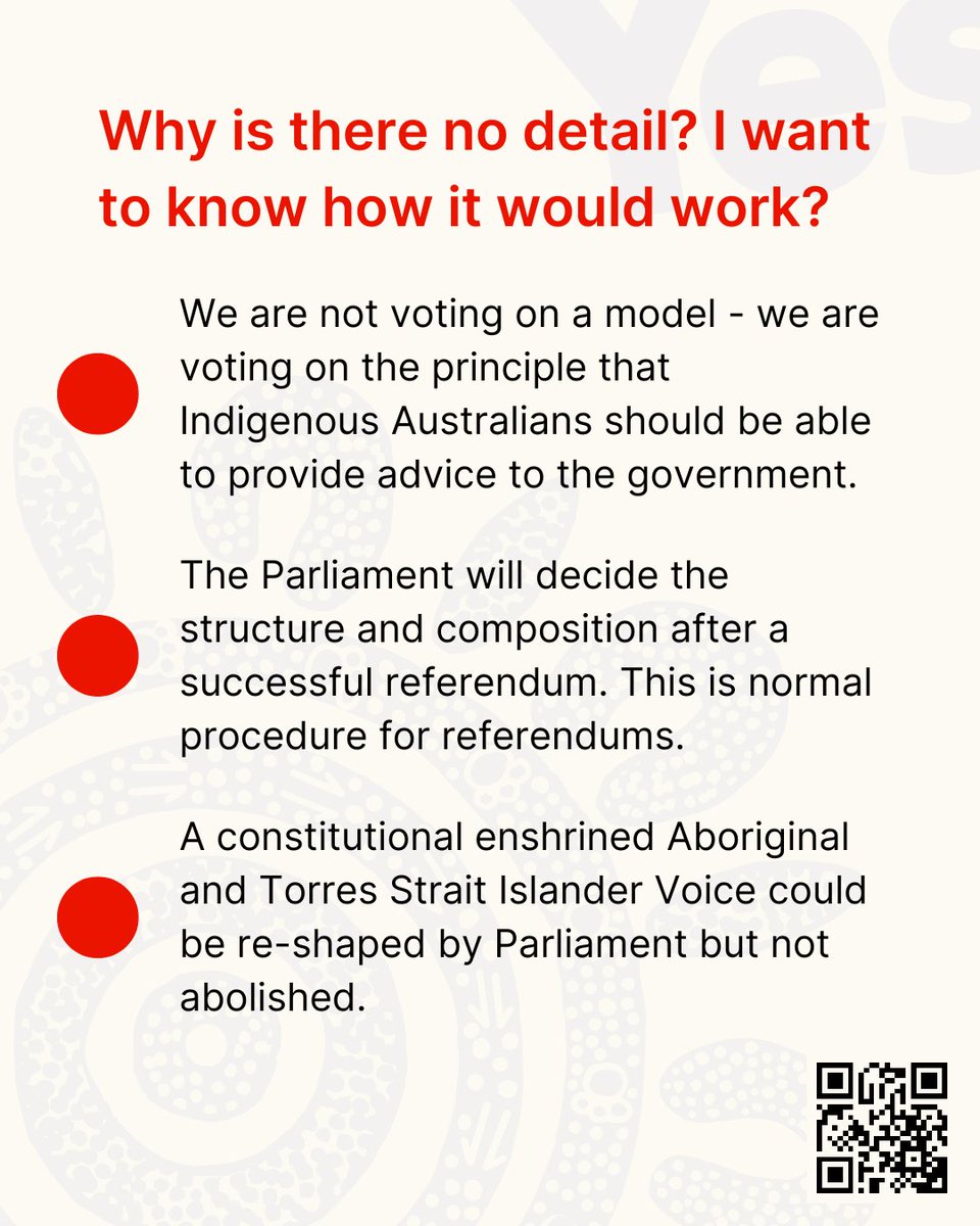 We're answering the questions. 

yes23.com.au
#yes23 #referendum23 #constitutionalrecognition #indigenousrecognition