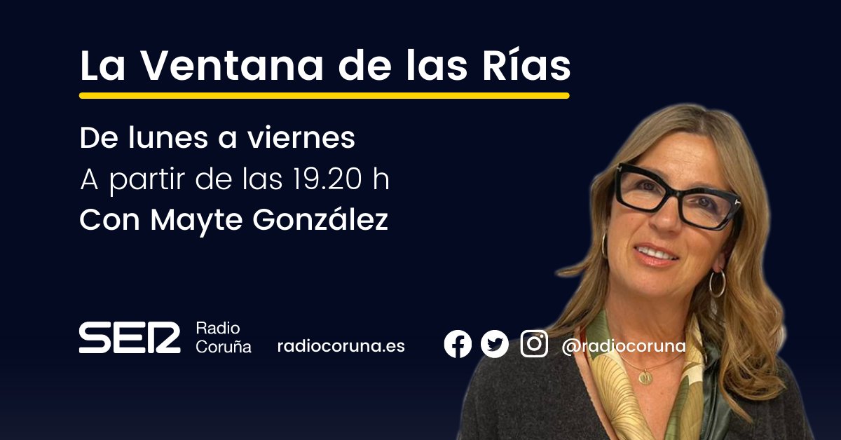 Radio Coruña Cadena SER (@radiocoruna) on Twitter photo 🔴DIRECTO | La Ventana de las Rías con <a href="/MayglezT/">Mayte Gonzalez en Instagram @mayglezt</a>
📻93.4 FM y 1080 OM
📱APP iOS bit.ly/iosSER
📱APP Android bit.ly/AndroidSER
👉cadenaser.com/radio-coruna/ 🔴DIRECTO | La Ventana de las Rías con <a href="/MayglezT/">Mayte Gonzalez en Instagram @mayglezt</a>
📻93.4 FM y 1080 OM
📱APP iOS bit.ly/iosSER
📱APP Android bit.ly/AndroidSER
👉cadenaser.com/radio-coruna/