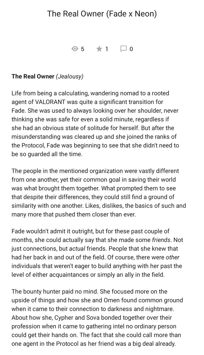 nekorux's tweet photo. Yes, I'm aware it's not #FadeshockWeek anymore, but I am still posting this one, which is my piece for the Jealousy prompt ~o~
It's about a cat that Neon “steals” and eventually returns to Fade 🐈⬛😸
#Fadeshock
AO3: https://t.co/cvBMjKMfMr
Wattpad: https://t.co/mNO0wb4Pnu https://t.co/vrRtxVOsn1