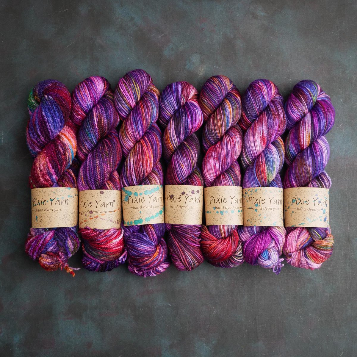 PixieYarn's tweet photo. May 
‘Pussy Cat, Pussy Cat, where have you been?’
Inspired by the illustrations of Brian Wildsmith.

Available on lace, sock, sport, DK, boucle, worsted, Aran and chunky.
.
.
#pixieyarn #yarnclub #mayyarn #monthlyyarnclub https://t.co/TkZP5bShmV